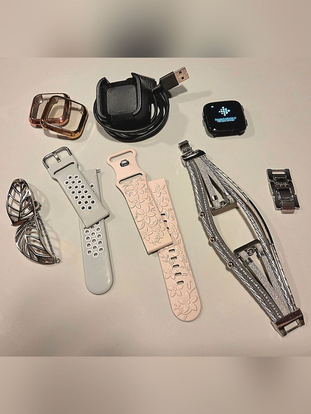Fitbit Versa 2 Bundle In GREAT condition!